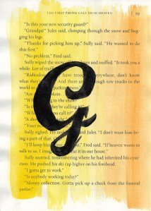 WC - Letters on Text G