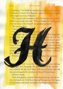 WC - Letters on Text H