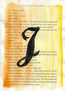 WC - Letters on Text J