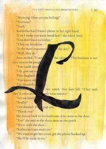 WC - Letters on Text L