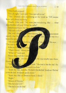 WC - Letters on Text P